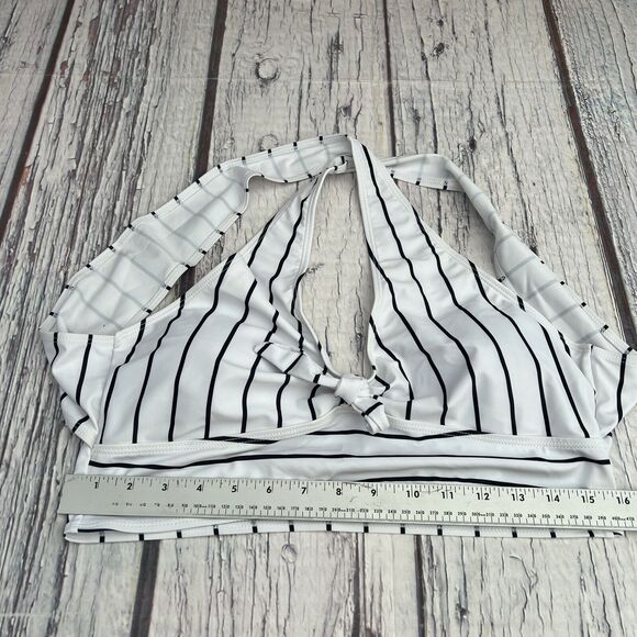 Women's Two Piece Bikini Swimsuit High Waisted Bottom Size 12(2XL) - Picture 5 of 12